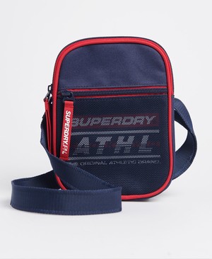 Superdry Trophy Sports Pouch Férfi Táska Sötétkék | VIOMF8621